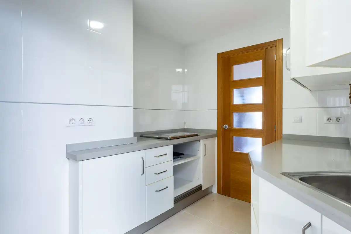 Küche von Wohnung zur Miete in Alboraya mit Klimaanlage, Heizung und Privatgarten
