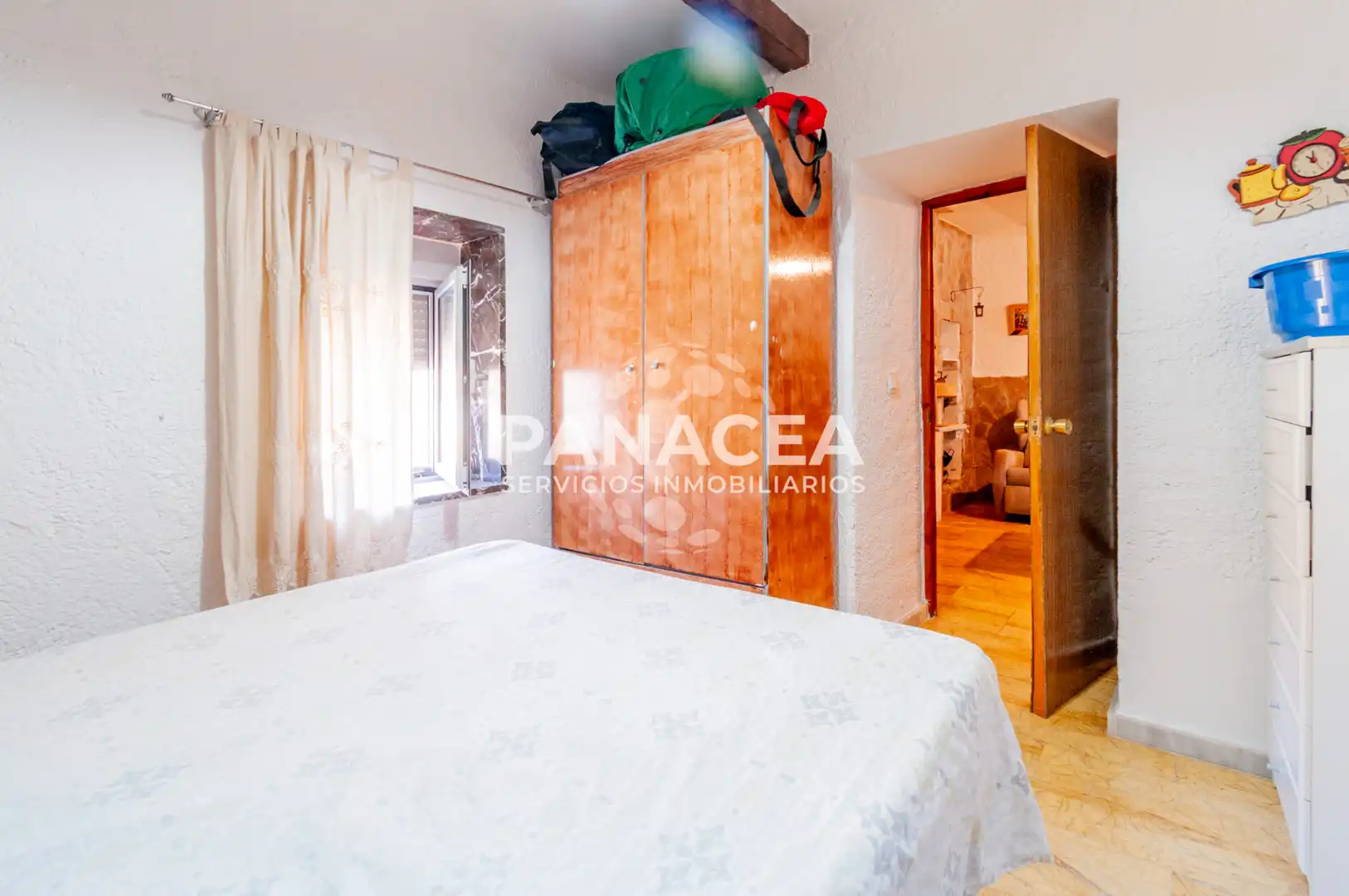 Schlafzimmer von Haus oder Chalet zum Verkauf in Chercos mit Privatgarten, Möbliert und Ofen
