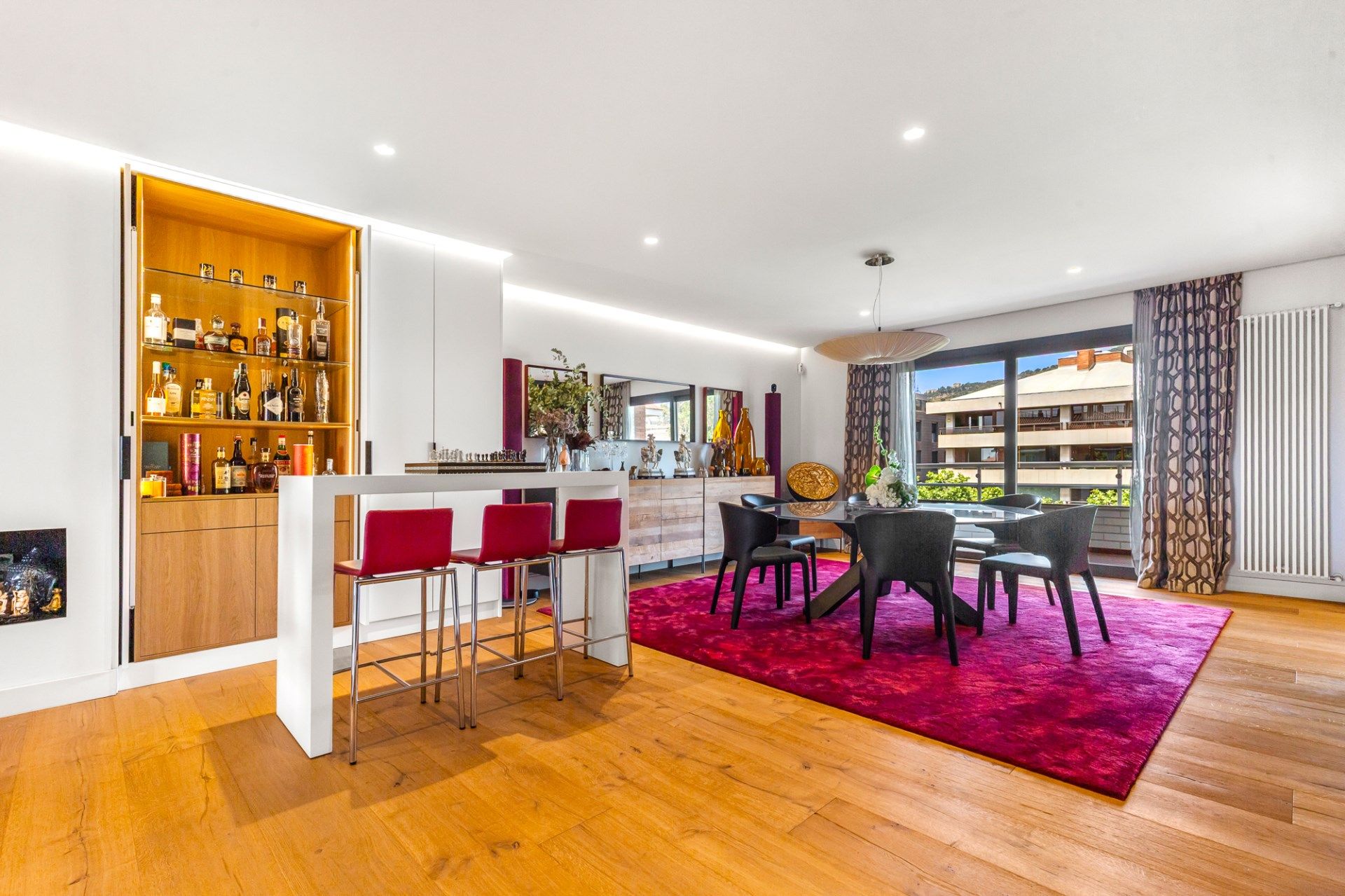 Menjador de Pis en venda en  Barcelona Capital amb Aire condicionat, Calefacció i Terrassa