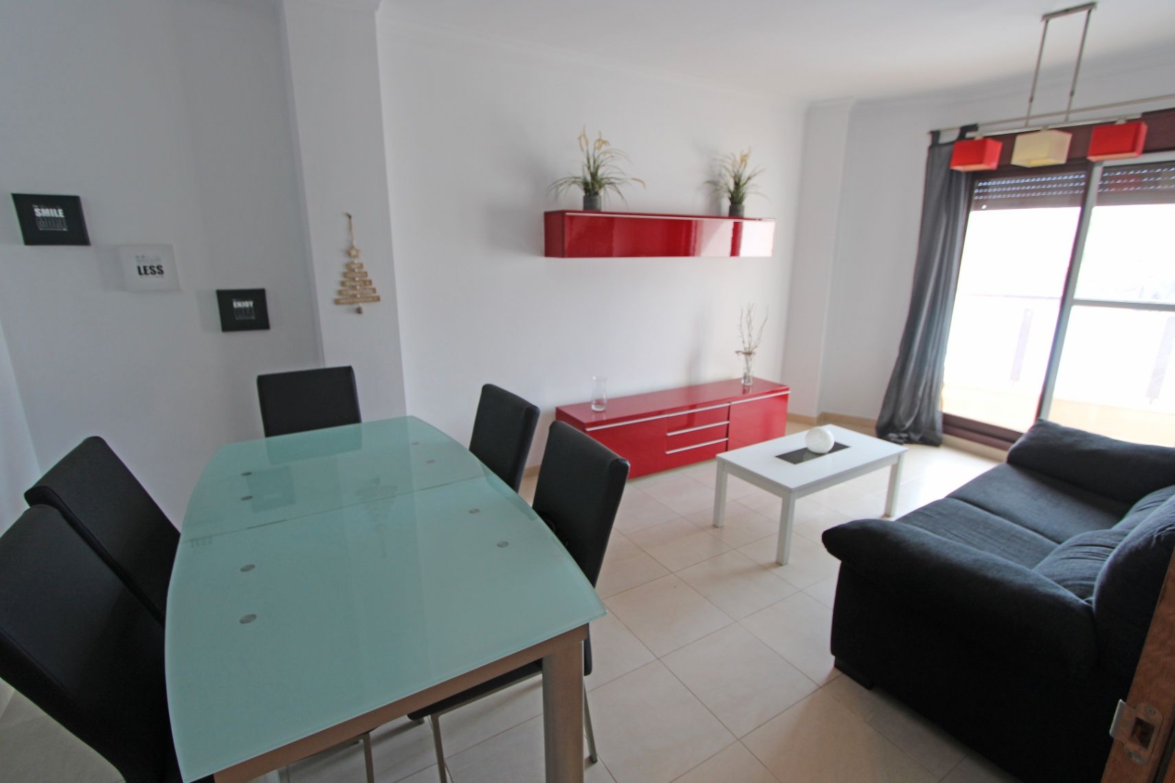 Sala d'estar de Apartament en venda en Ondara amb Calefacció, Terrassa i Balcó
