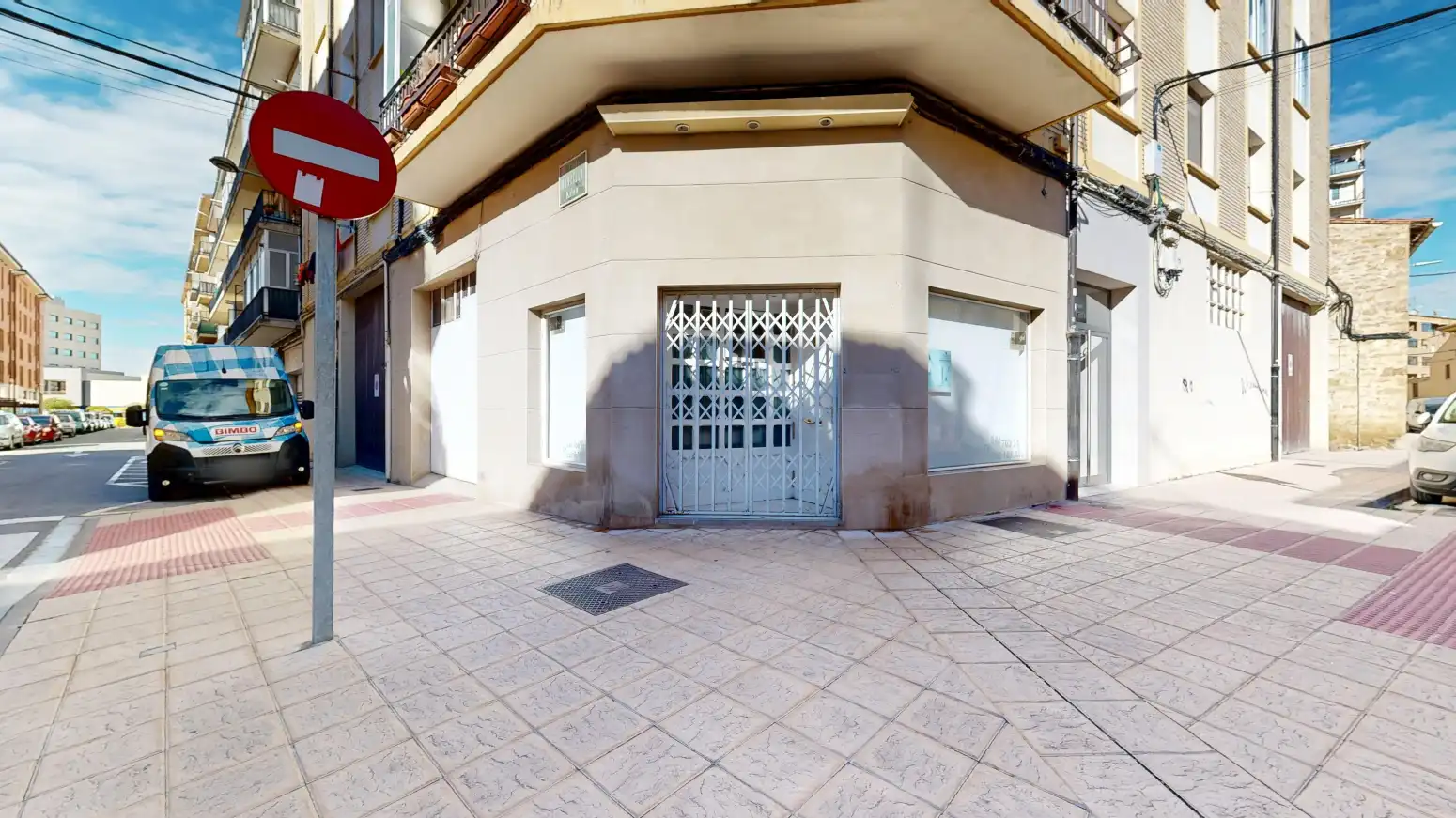 Vista exterior de Local de alquiler en Tafalla