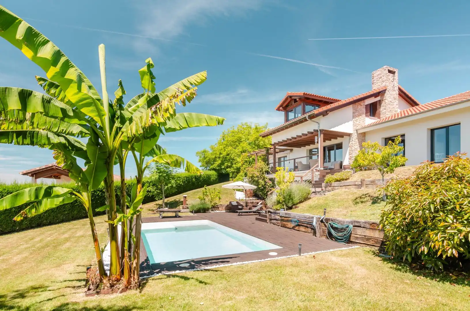 Piscina de Casa o chalet en venta en Siero con Aire acondicionado, Calefacción y Jardín privado