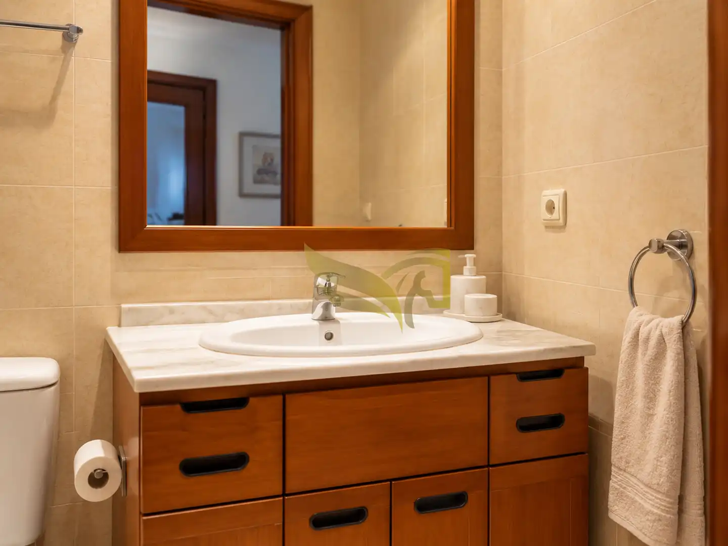 Bathroom of Flat for sale in Madrid  with Air Conditioner and Parquet flooring