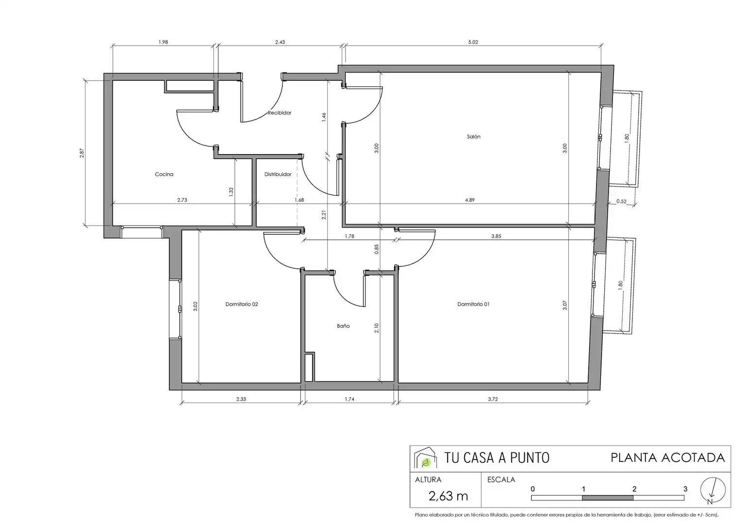 Flat for rent in Madrid  with Air Conditioner, Heating and Parquet flooring