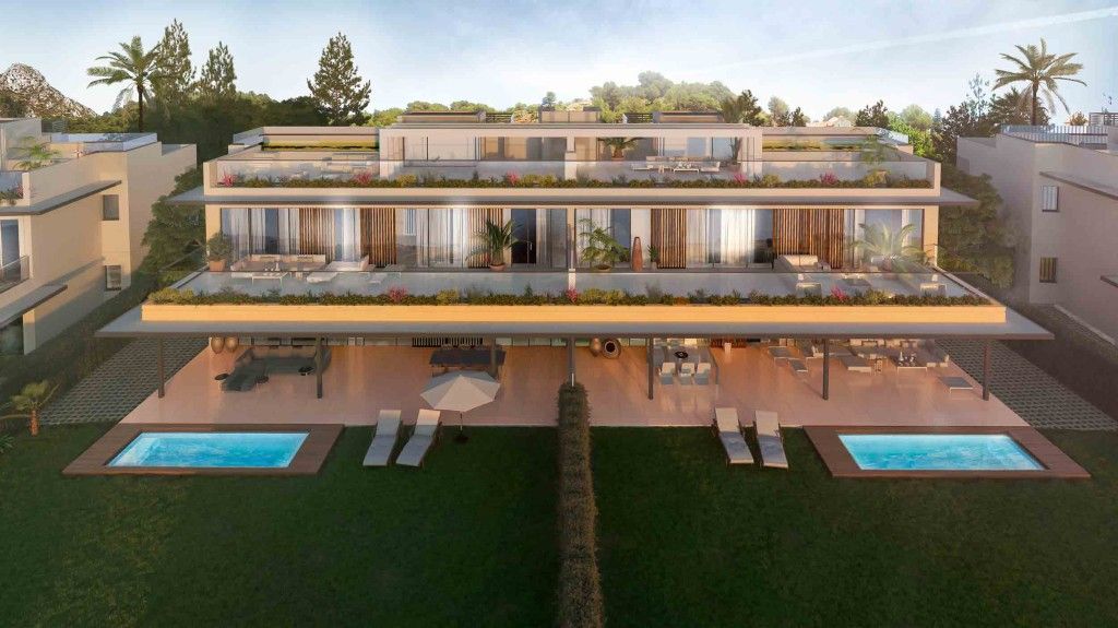 Dormitori de Apartament en venda en Marbella amb Aire condicionat, Calefacció i Jardí privat