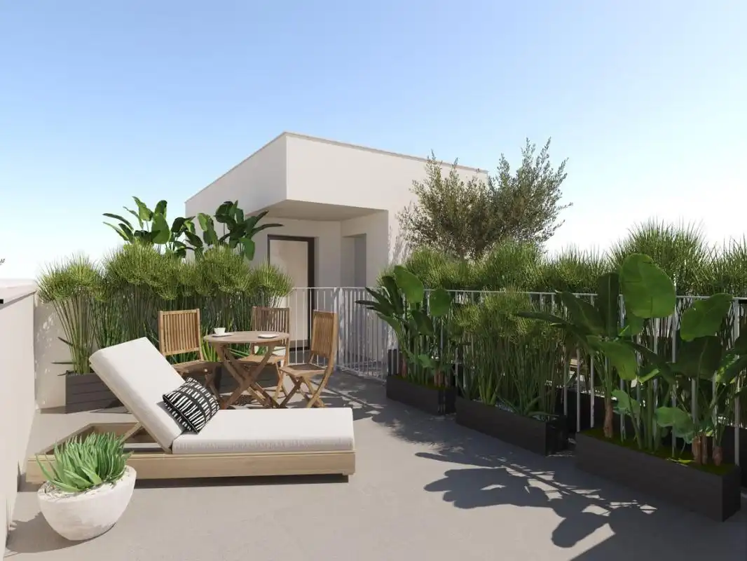 Terrace of Flat for sale in Sevilla  with Heating, Private garden and Terrace