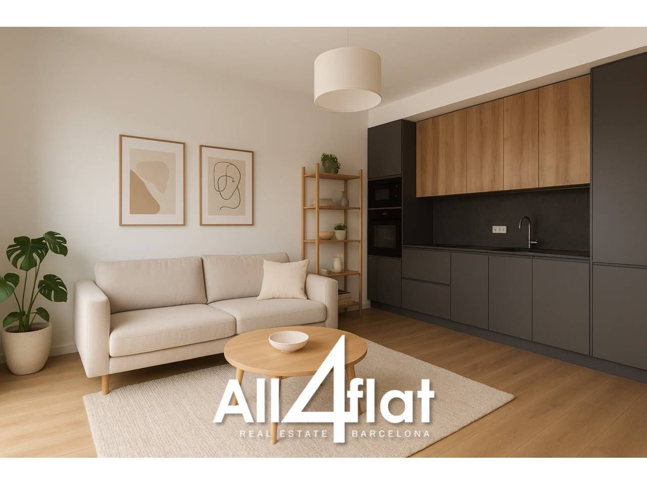 Living room of Attic for sale in  Barcelona Capital  with Air Conditioner, Heating and Parquet flooring