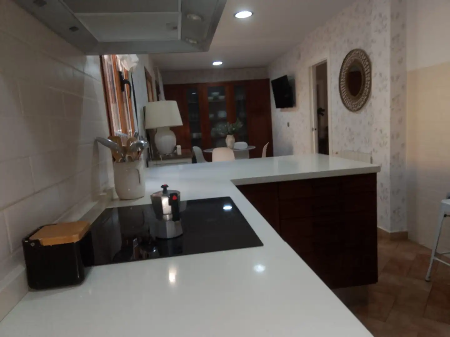 Cuina de Casa o xalet en venda en Tibi amb Aire condicionat, Jardí privat i Parquet