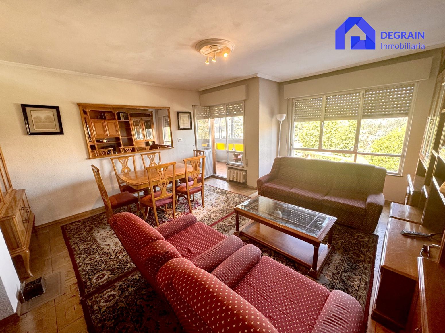Sala de estar de Piso en venta en Oviedo  con Calefacción y Terraza