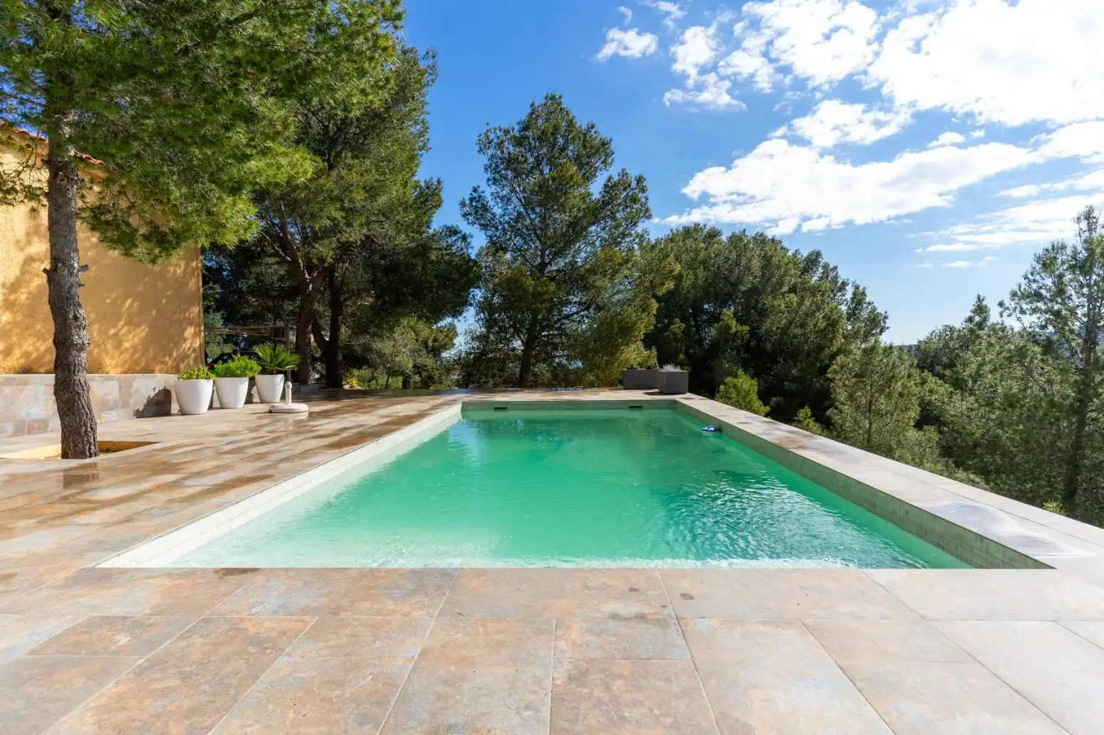Piscina de Casa o xalet en venda en Mula amb Parquet, Terrassa i Moblat