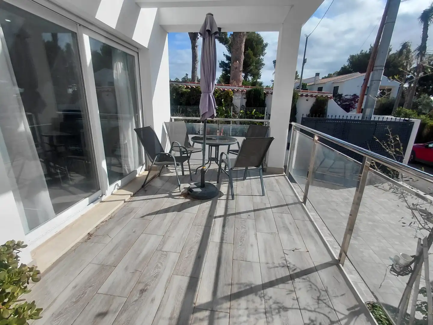 Terraza de Casa o chalet de alquiler en La Nucia con Aire acondicionado, Jardín privado y Terraza