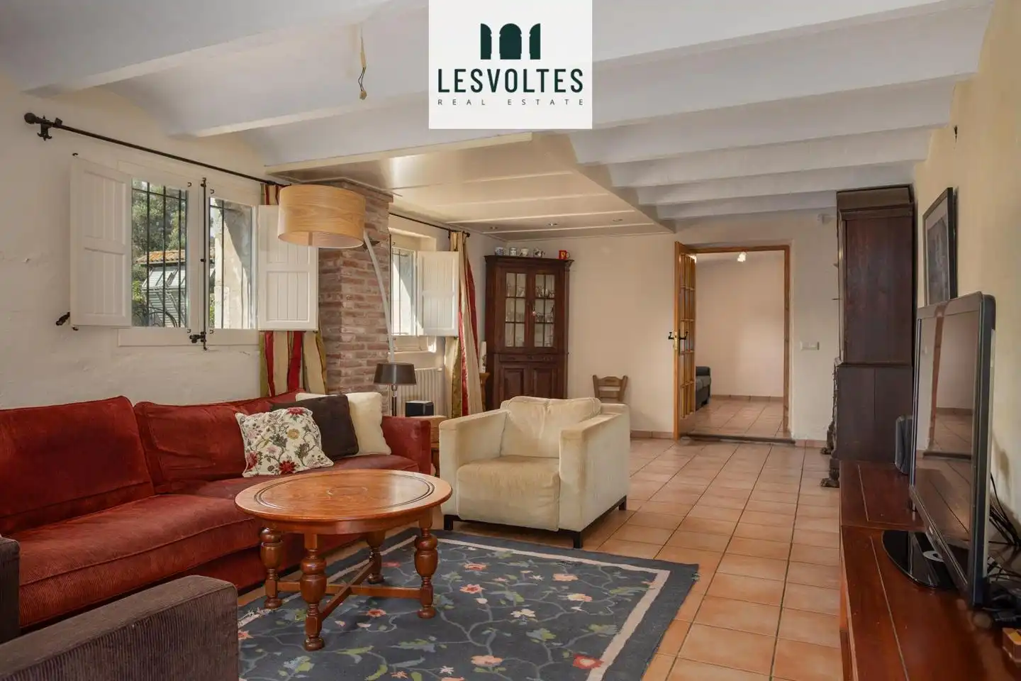 Sala de estar de Casa o chalet en venta en Vall-llobrega con Calefacción, Jardín privado y Terraza