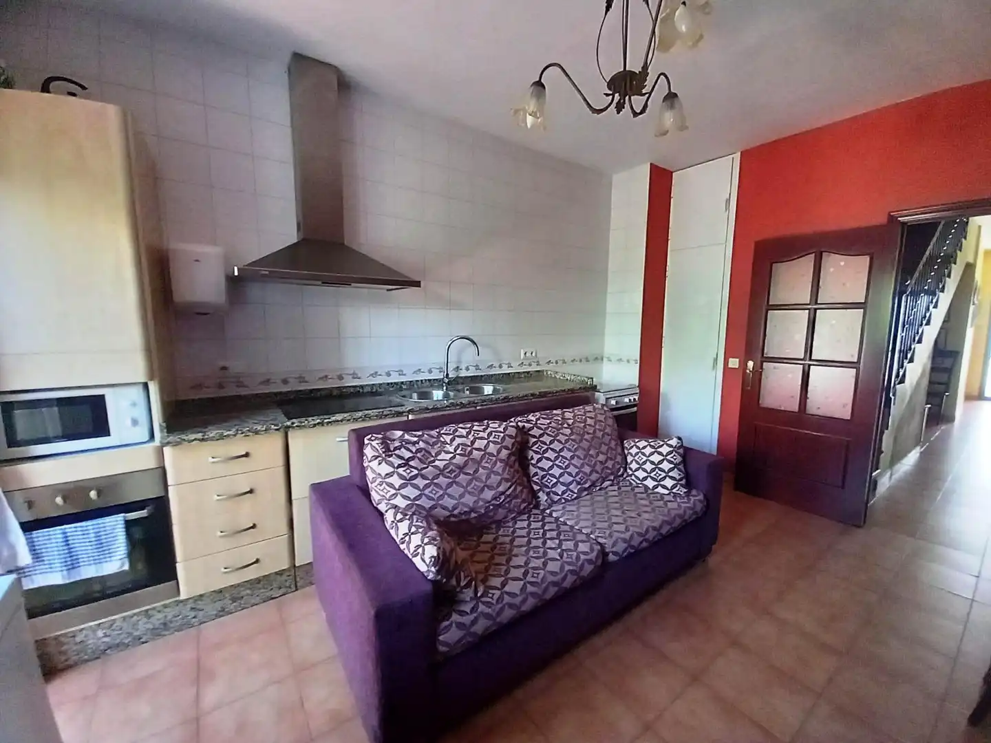 Kitchen of Houses for sale in El Pedroso  with Air Conditioner, Terrace and Storage room