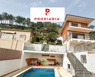 Exterior view of House or chalet for sale in Vallirana  with Air Conditioner, Heating and Private garden