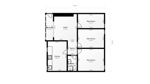 Photo 3 of Flat to rent in Amposta,  Madrid Capital