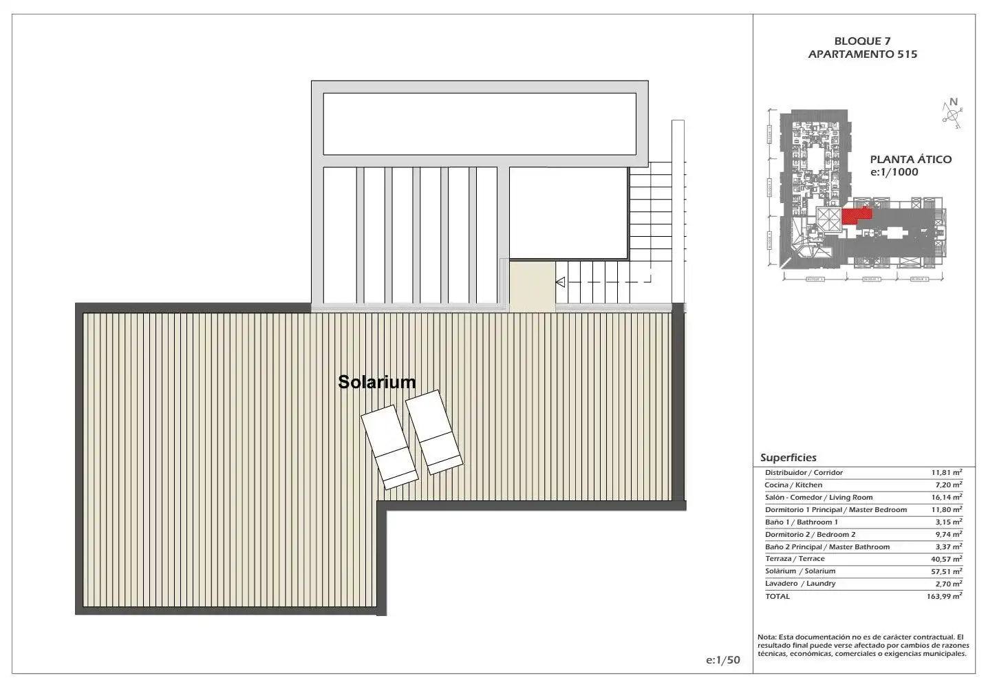 Penthouse mit Terrasse zum Verkauf in Avenida Miguel de Cervantes, imagen 18