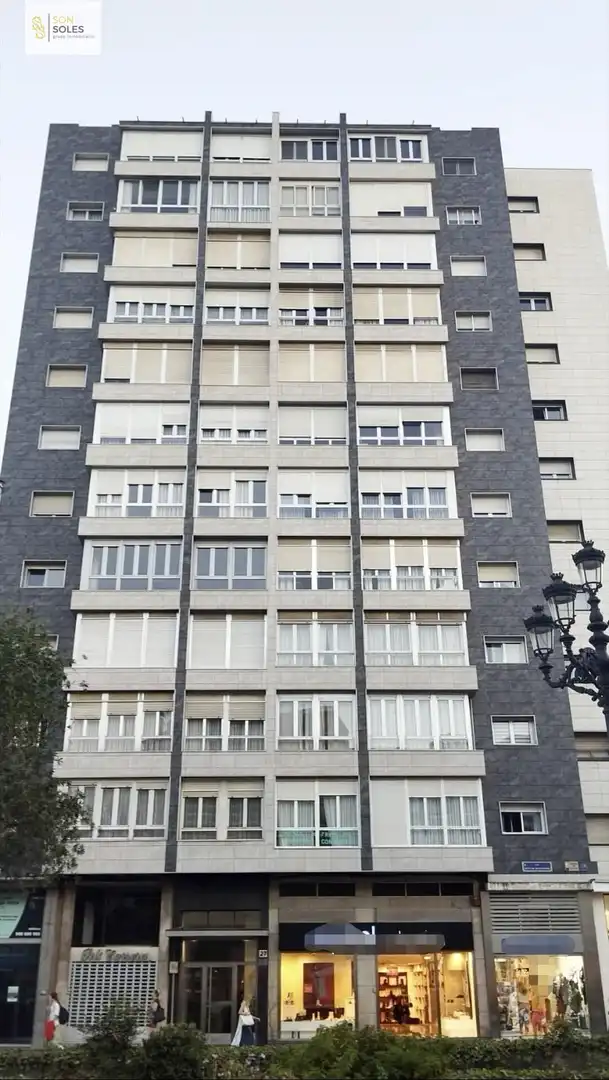 Vista exterior de Piso de alquiler en Santander con Calefacción, Terraza y Amueblado