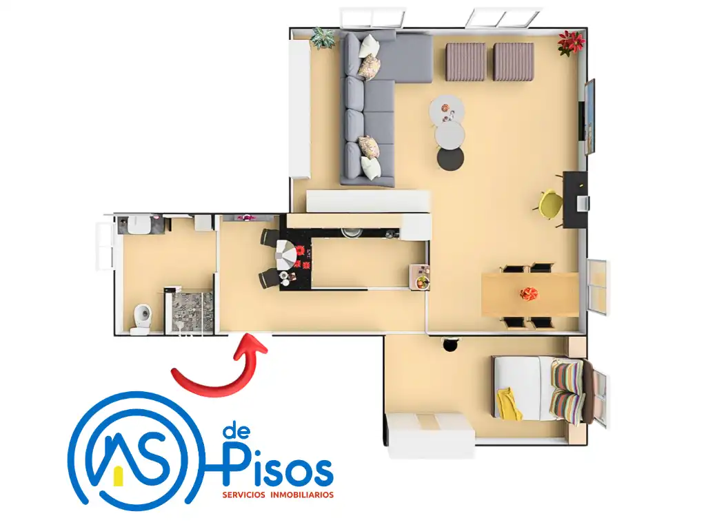 Wohnung zur Miete in Calle de Santa Isabel, 13, Alfonso