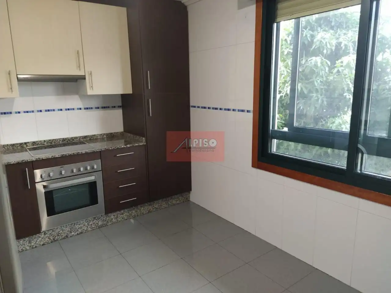 Kitchen of Apartments for rent in Ourense Capital   with Heating, Parquet flooring and Terrace