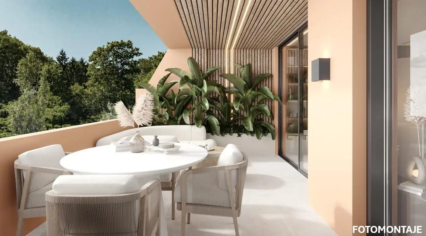 Terraza de Piso en venta en Marbella con Jardín privado, Terraza y Balcón