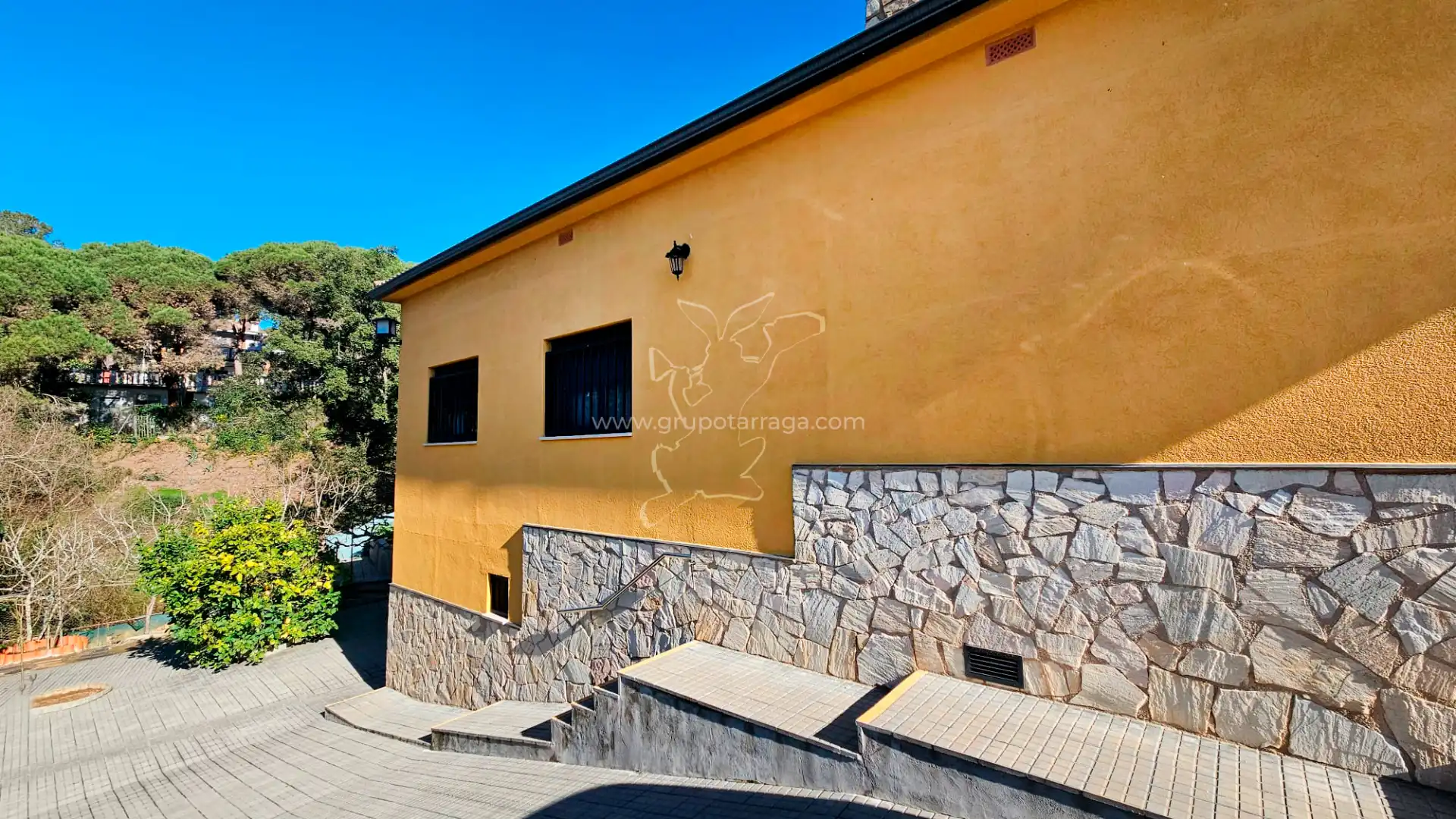 Vista exterior de Casa o chalet en venta en Lloret de Mar con Aire acondicionado, Jardín privado y Piscina