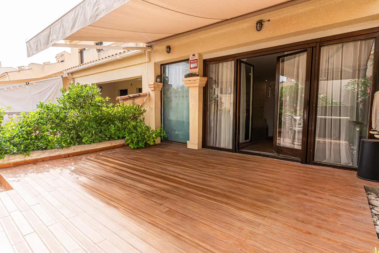 Terrace of Detached homes for sale in Santa Pola  with Air Conditioner, Private garden and Parquet flooring