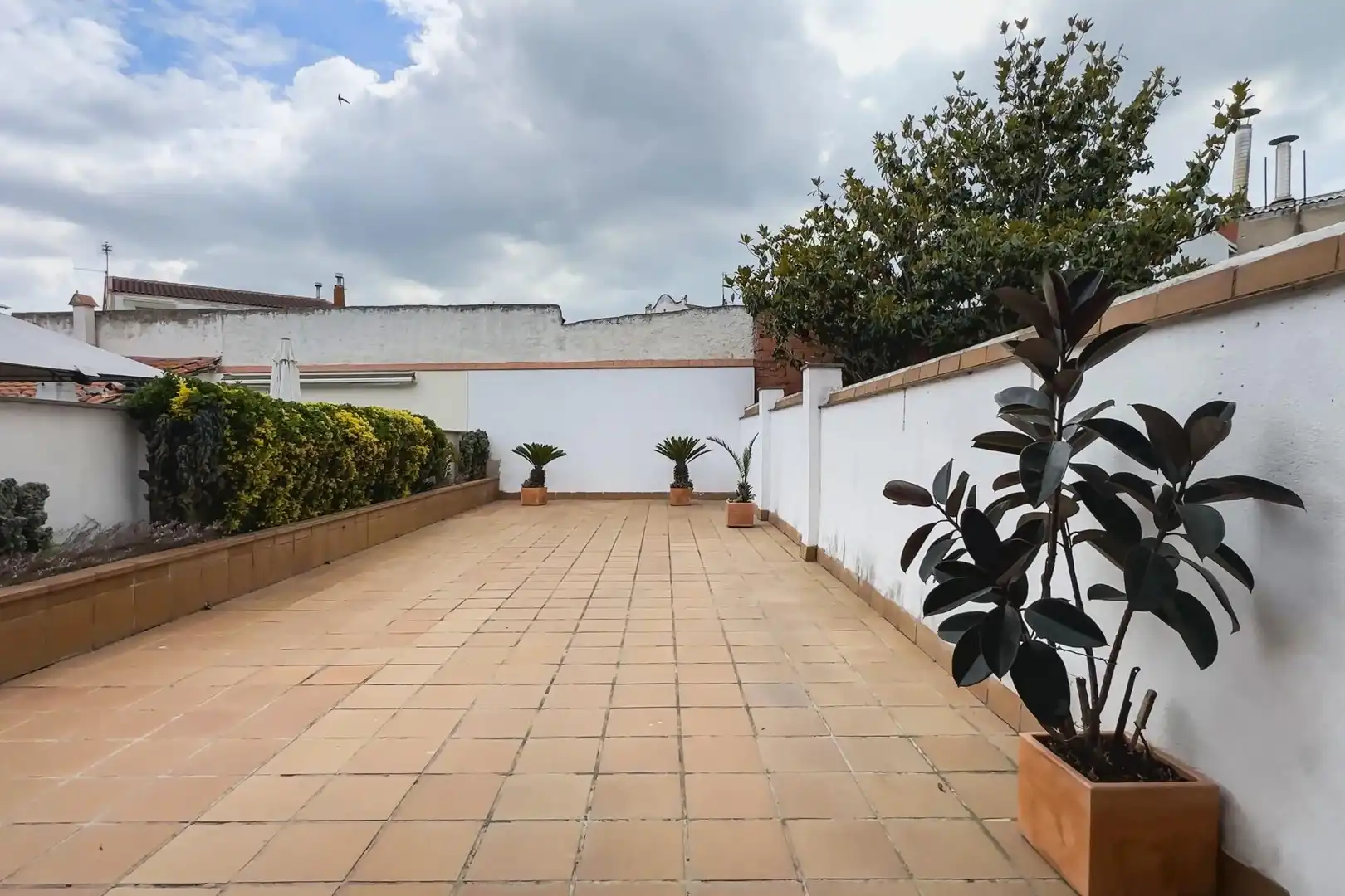 Terrassa de Casa adosada en venda en Sant Fost de Campsentelles amb Aire condicionat, Calefacció i Jardí privat