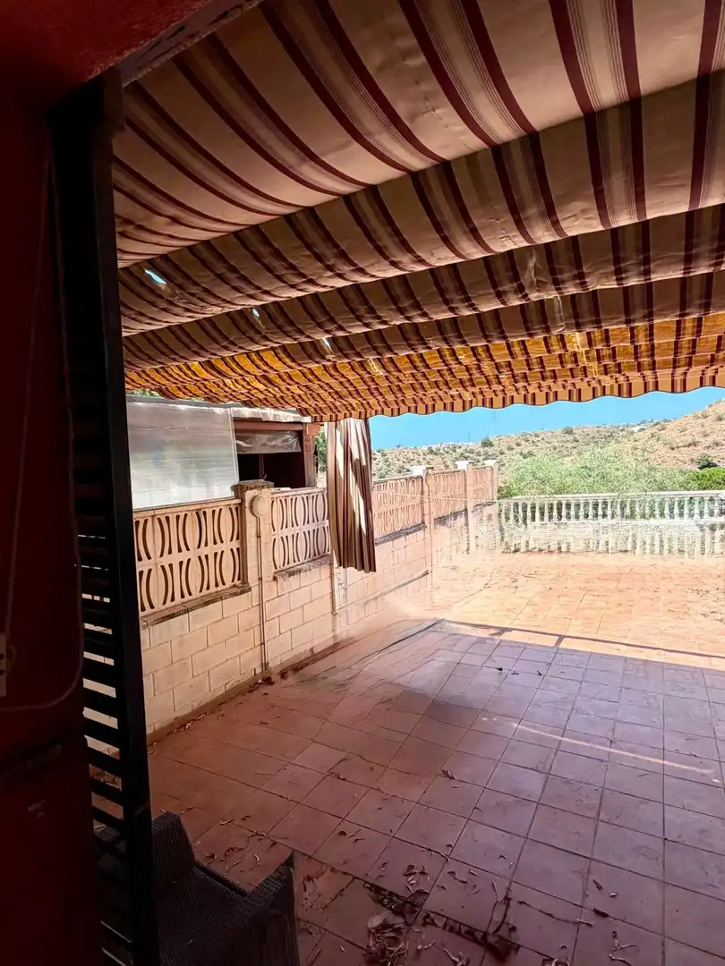 Terrassa de Casa adosada de lloguer en Rincón de la Victoria amb Aire condicionat, Jardí privat i Terrassa