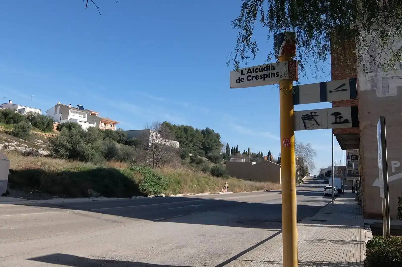 Vista exterior de Terreno en venta en L'Alcúdia de Crespins, Valencia