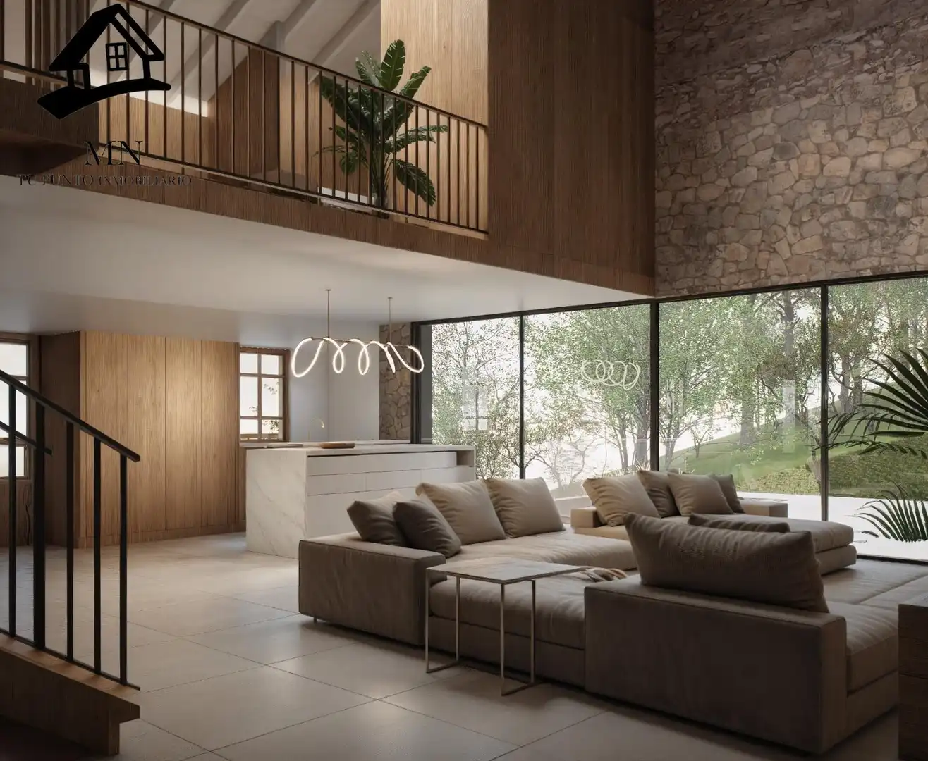 Sala d'estar de Finca rústica en venda en Villacarriedo amb Jardí privat