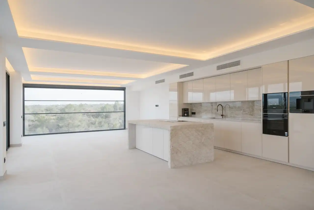Cuina de Casa o xalet en venda en  Palma de Mallorca amb Aire condicionat, Jardí privat i Terrassa