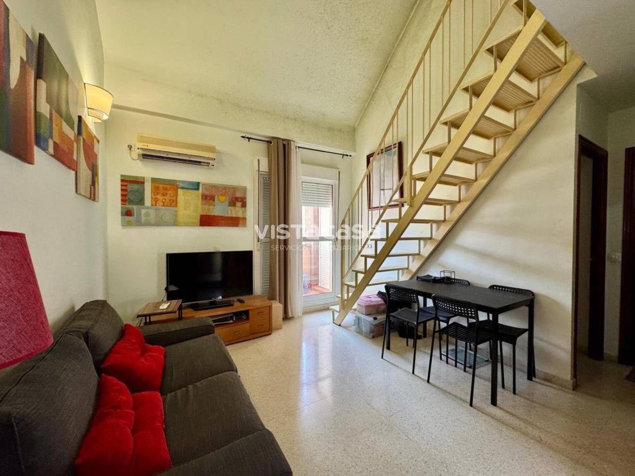 Living room of Flat for sale in Alcalá de Guadaira  with Air Conditioner, Heating and Terrace