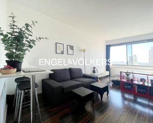 Living room of Loft to rent in  Madrid Capital  with Air Conditioner, Heating and Furnished