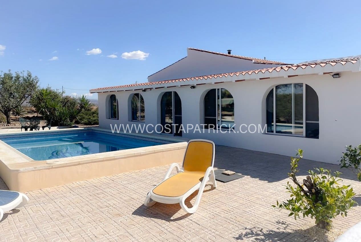 Vista exterior de Finca rústica en venda en Fuente Álamo de Murcia amb Aire condicionat, Calefacció i Jardí privat