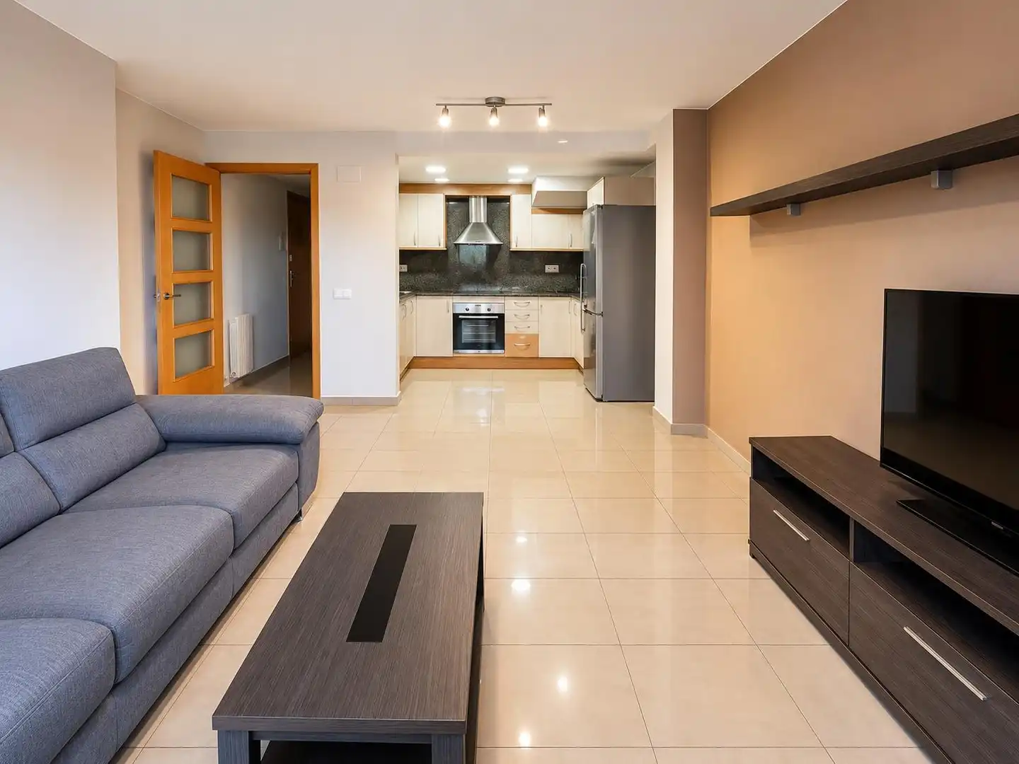 Wohnzimmer von Maisonette zum Verkauf in Rubí mit Klimaanlage, Heizung und Balkon