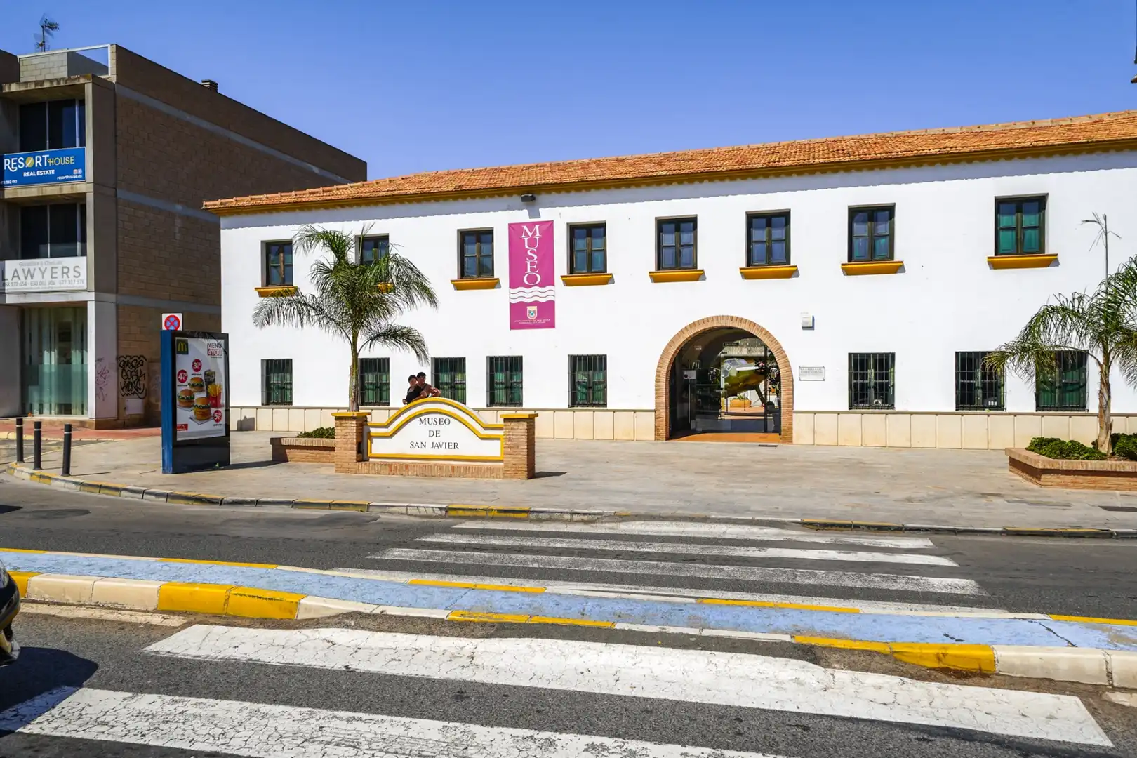 Außenansicht von Wohnungen zur Miete in San Javier mit Schwimmbad, Möbliert und Ofen