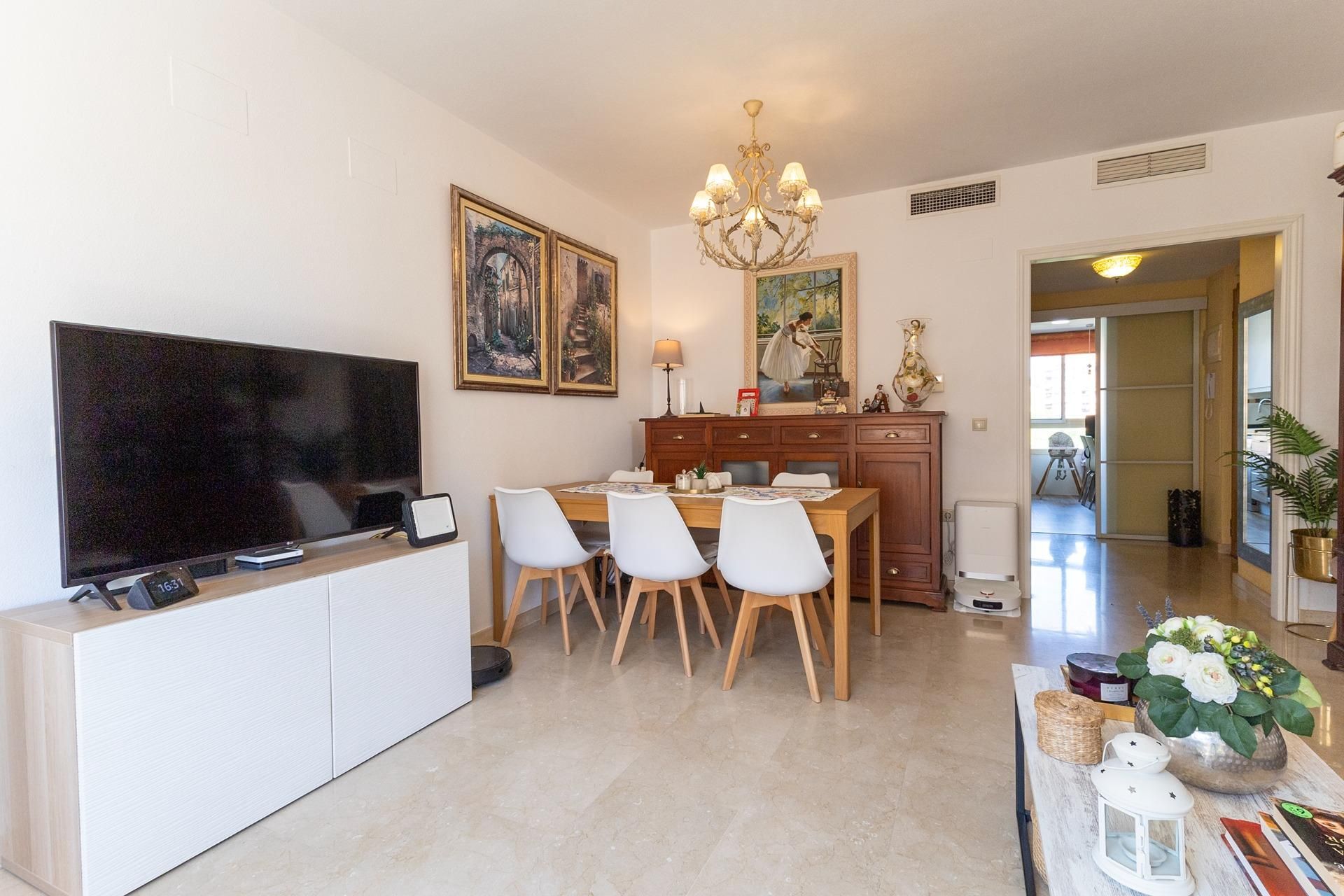 Dining room of Flat for sale in Alicante / Alacant  with Air Conditioner, Heating and Private garden