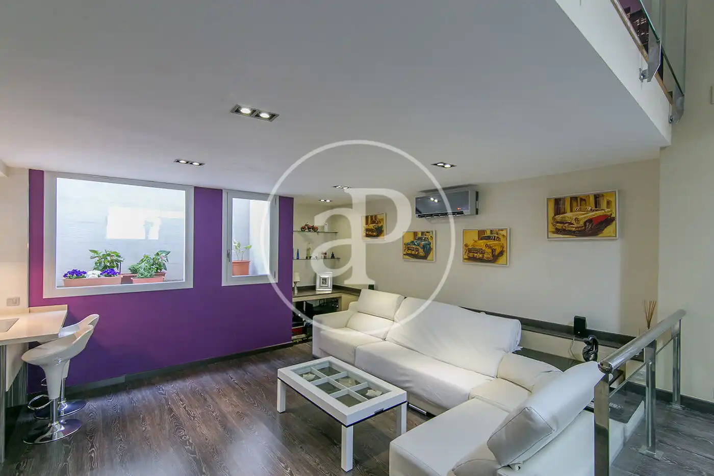 Sala de estar de Piso en venta en Sant Just Desvern con Aire acondicionado, Calefacción y Terraza