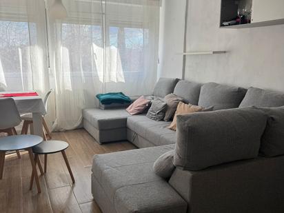 Living room of Flat for sale in  Madrid Capital  with Air Conditioner, Heating and Furnished