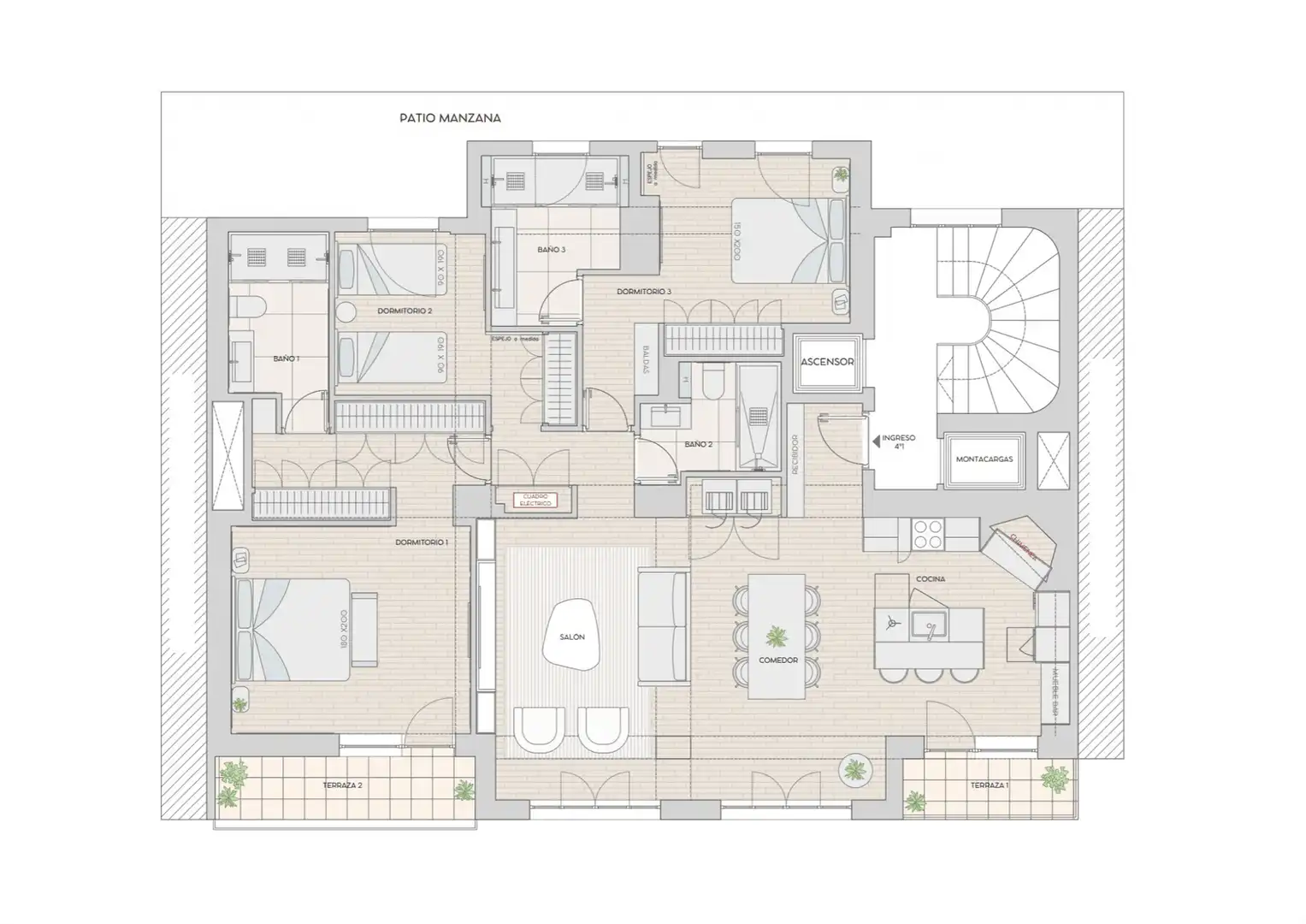 Appartement compact avec ascenseur à vendre à Calle del General Díaz Porlier, imagen 36