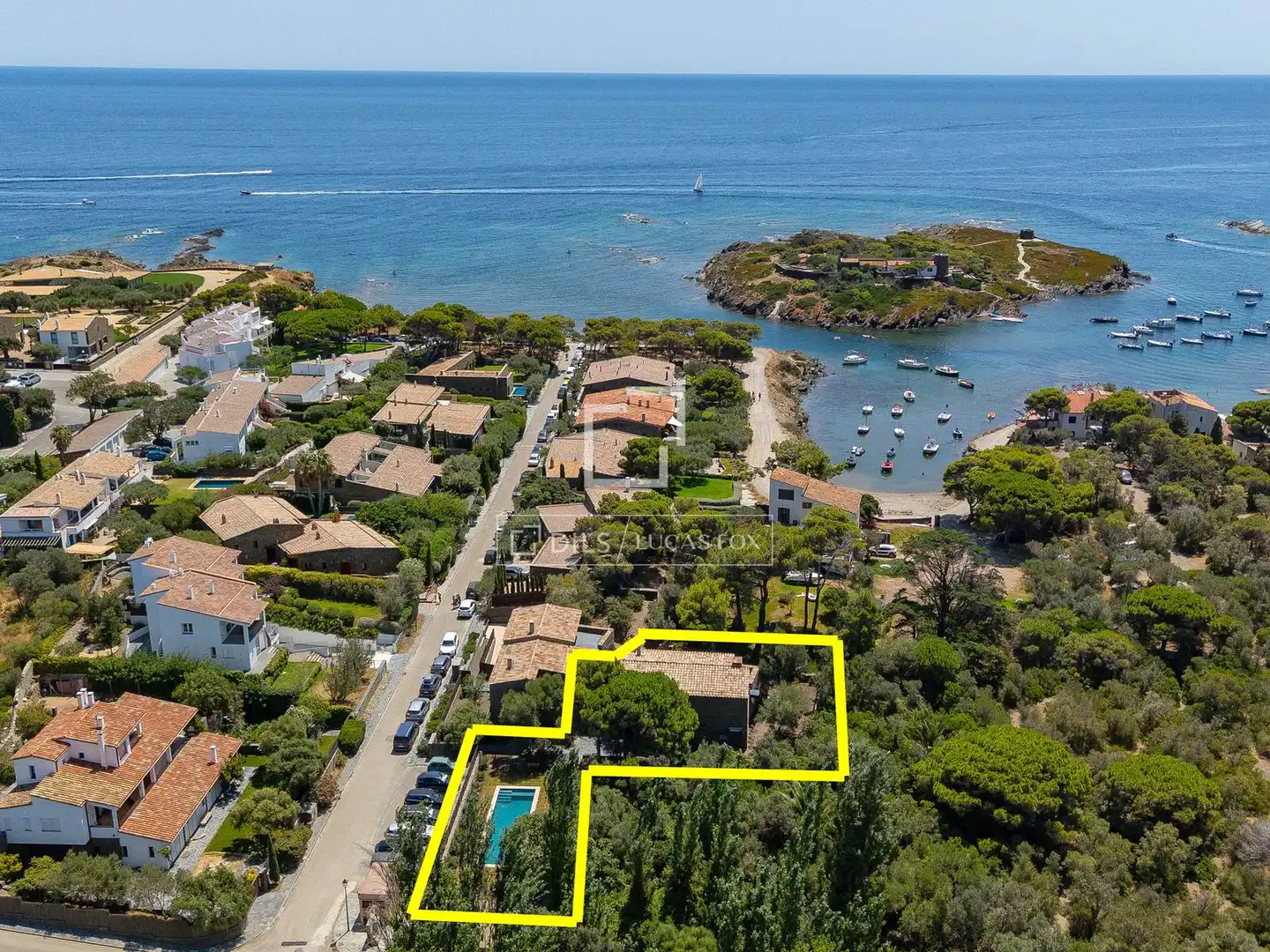 Exterior view of Houses for sale in Cadaqués  with Air Conditioner, Private garden and Terrace