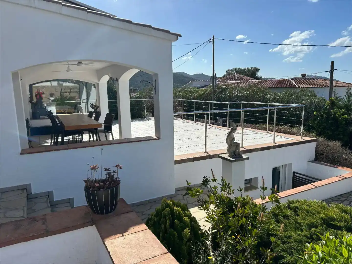 Terraza de Casa o chalet en venta en Roses con Aire acondicionado, Piscina y Balcón