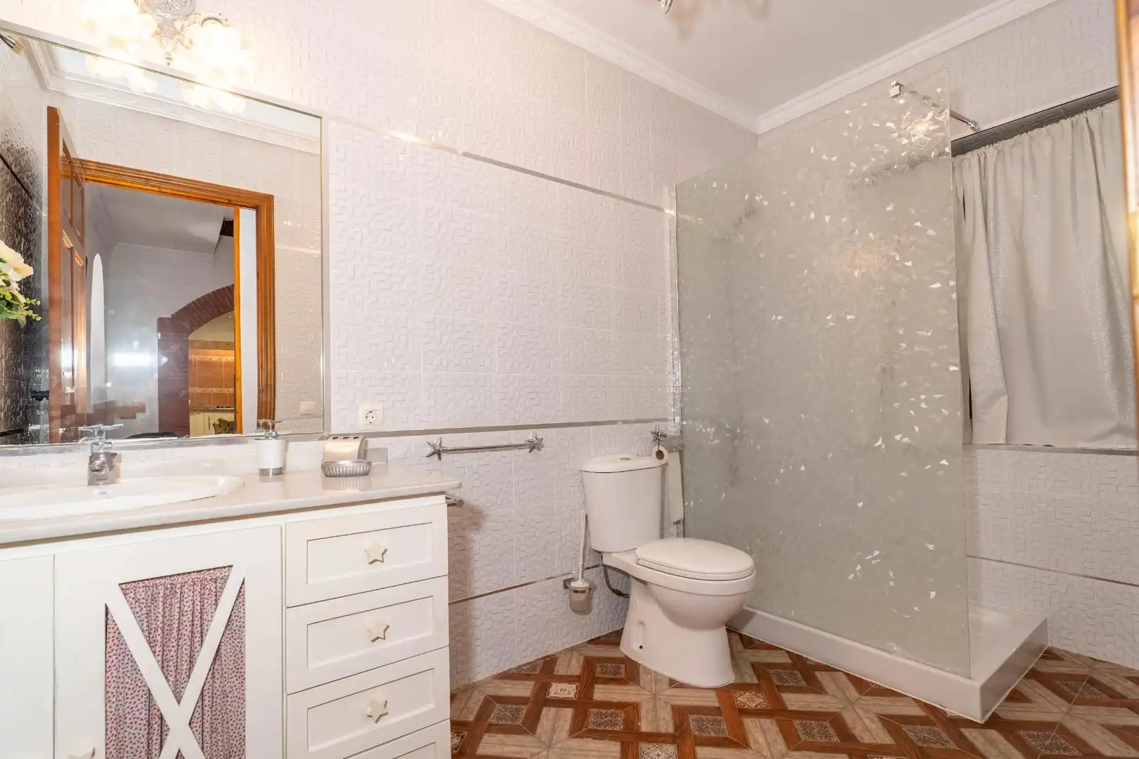 Baño de Casa o chalet en venta en El Garrobo con Aire acondicionado, Calefacción y Jardín privado