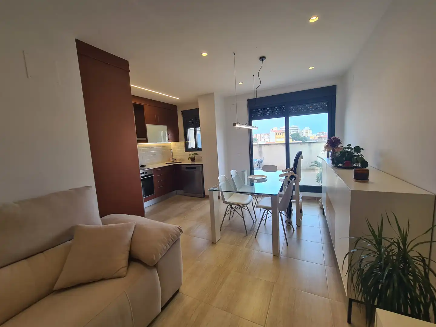 Cuina de Dúplex en venda en Vinaròs amb Aire condicionat, Calefacció i Terrassa