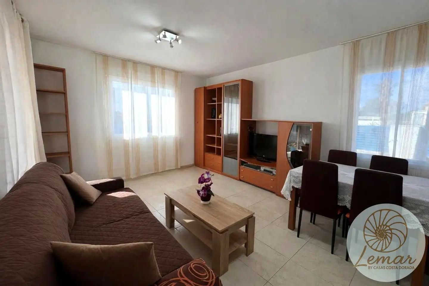 Sala de estar de Casa o chalet en venta en L'Ametlla de Mar  con Aire acondicionado, Jardín privado y Terraza