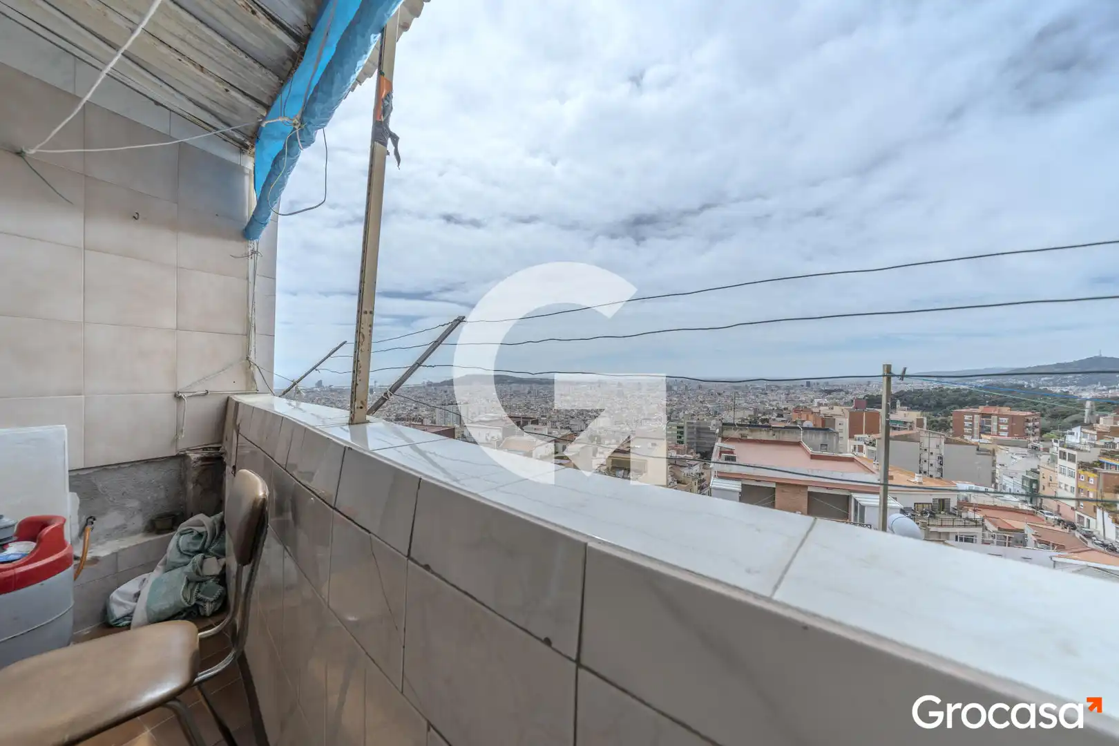 Balcony of Houses for sale in Barcelona  with Terrace and Balcony