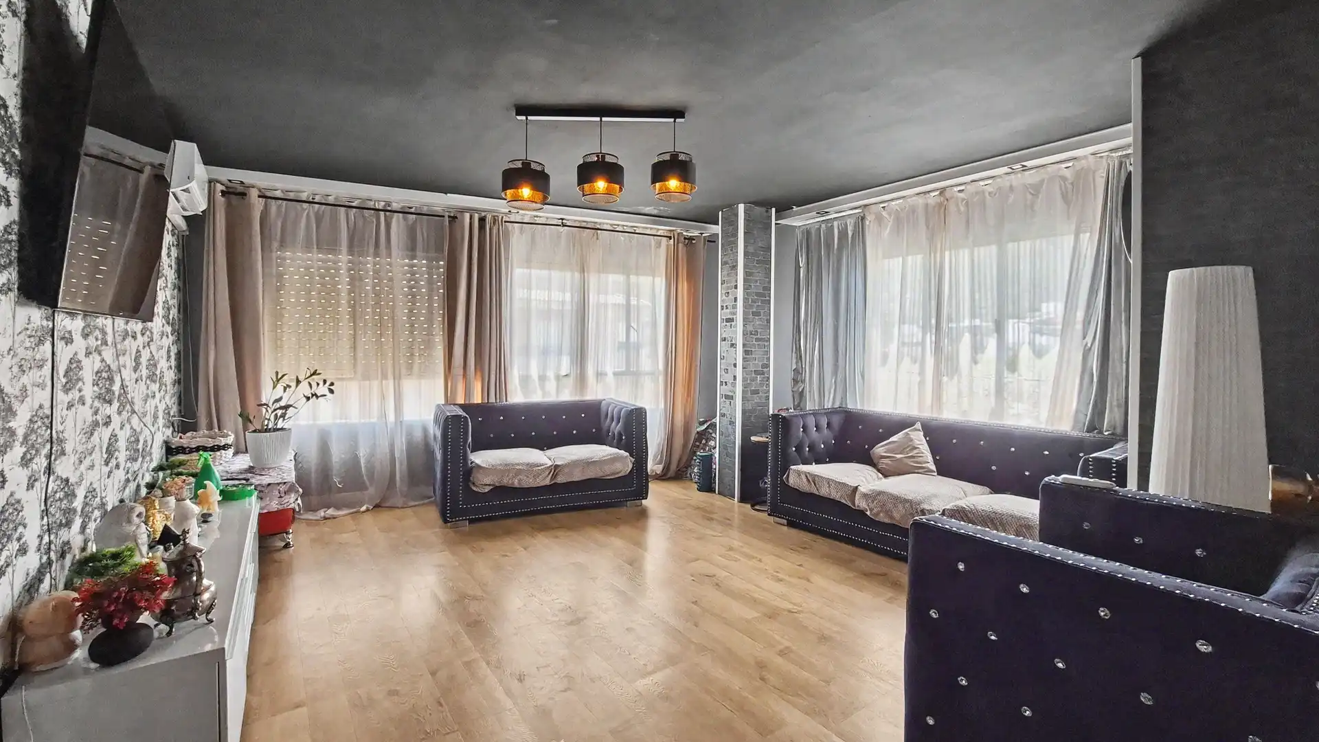 Sala de estar de Piso en venta en Pego con Aire acondicionado, Calefacción y Terraza