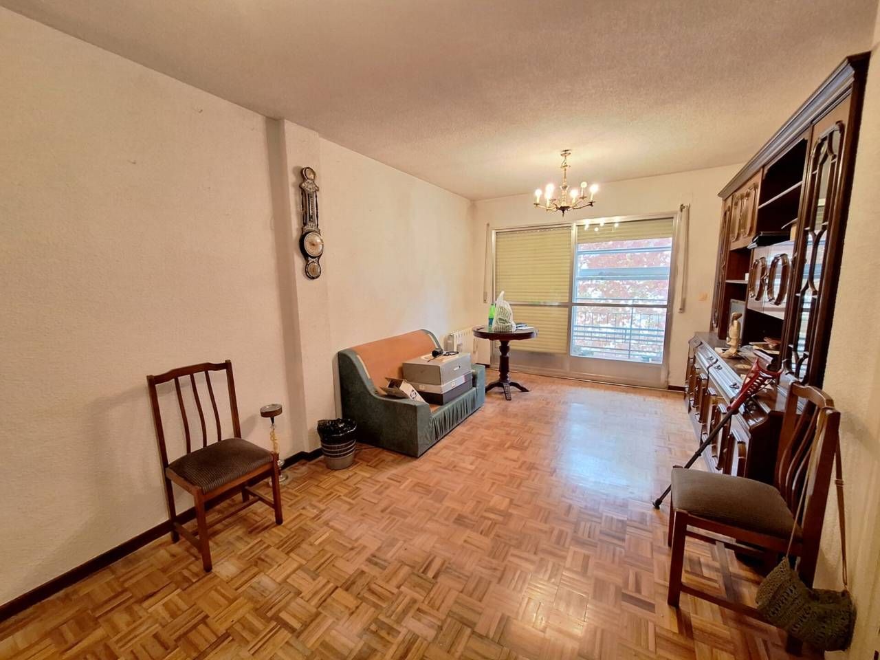 Living room of Flat for sale in Fuenlabrada  with Heating, Parquet flooring and Terrace