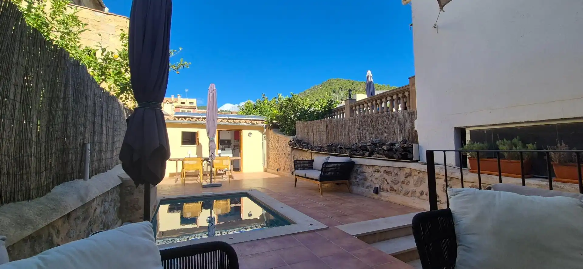 Terraza de Finca rústica en venta en Alaró con Aire acondicionado, Calefacción y Terraza