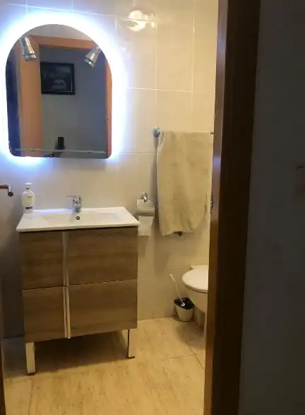 Baño de Piso de alquiler en Valencia con Aire acondicionado, Amueblado y Horno